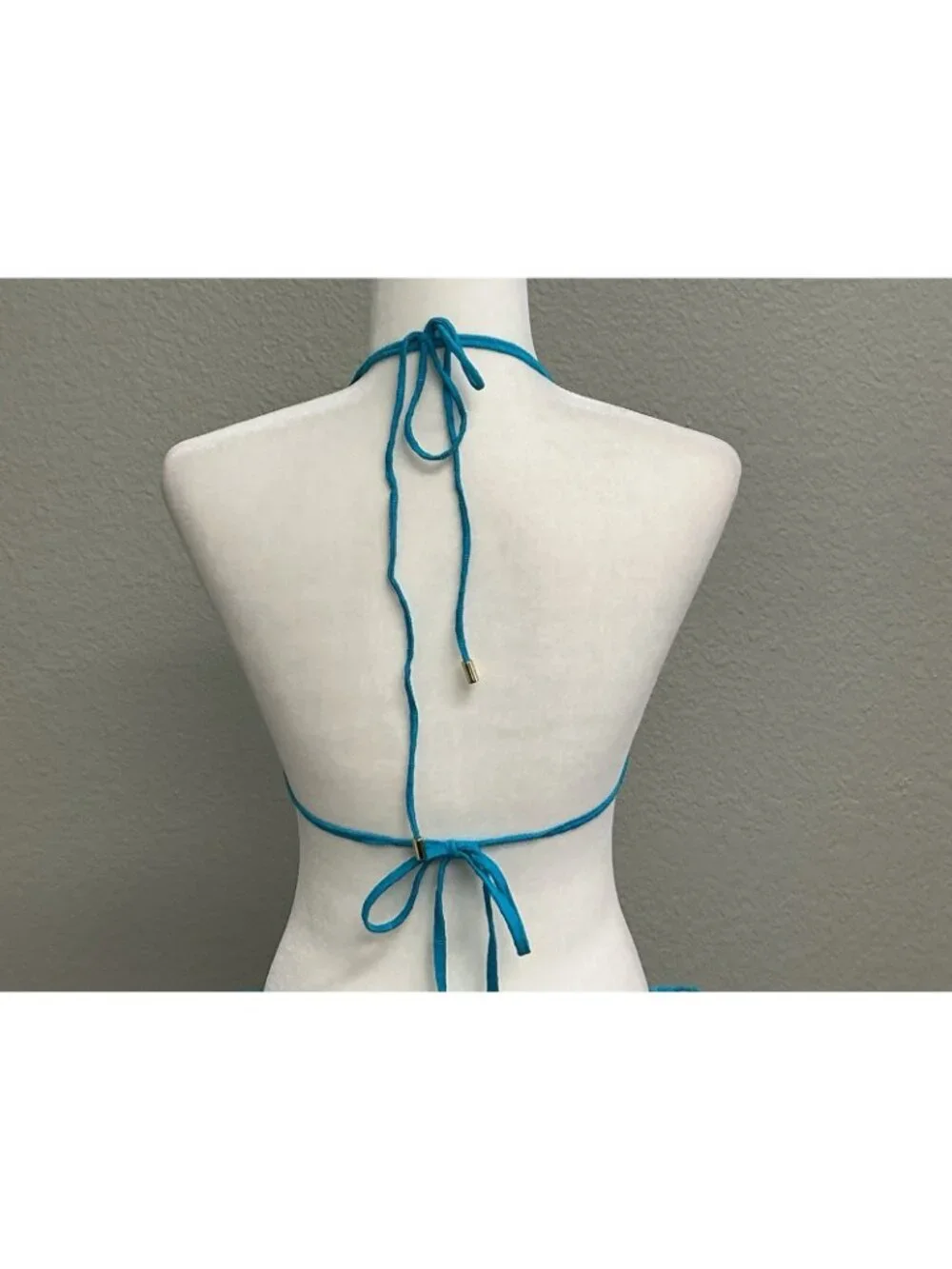 Monday Swimwear Hanalei Women’s Turquoise Bikini Size M/L Two Piece String Sexy